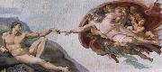 Michelangelo Buonarroti Creation of Adam Spain oil painting artist